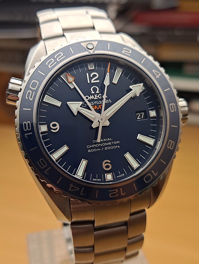 Omega Seamaster Planet Ocean 600M Co-Axial Titanium GMT Wristwatch Ref. 232.90.44.22.03.001